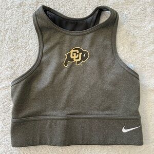 Nike High Neck Sports Bra University of Colorado Buffs Buffalos XS College NCAA